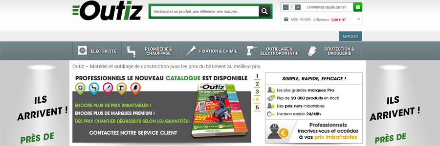 Site e-commerce multicanal et marketplace Outiz